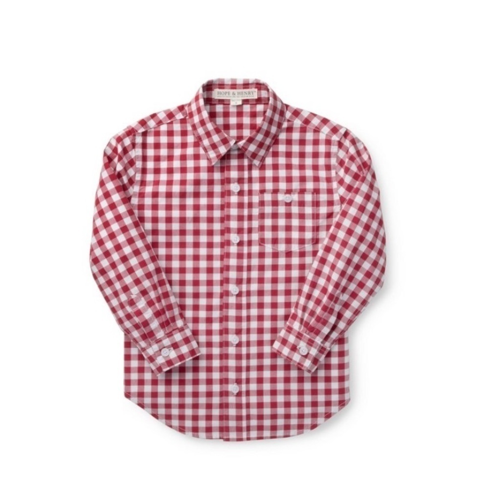 Poplin Button Down Shirt hope & Henry